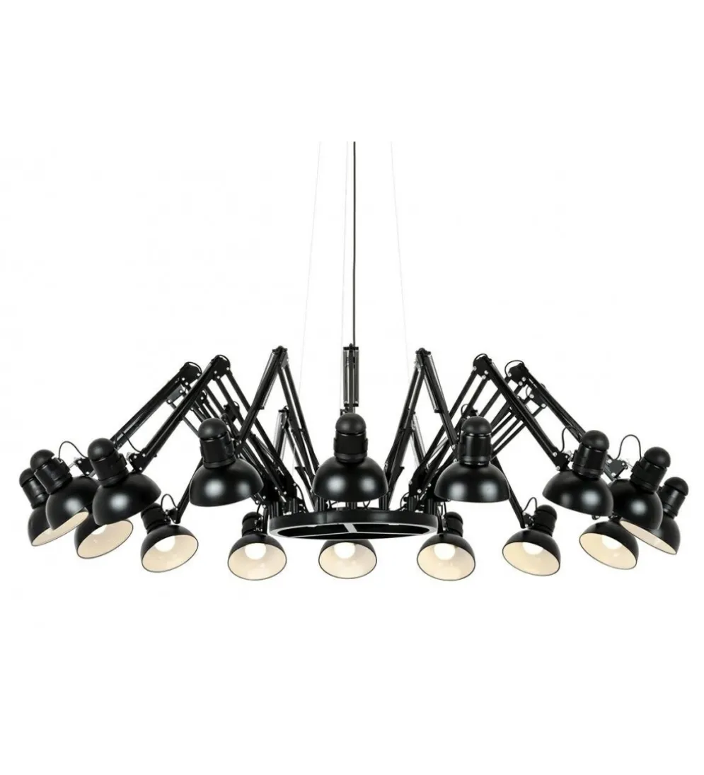 Lampa wisząca RAGNO 16 czarna