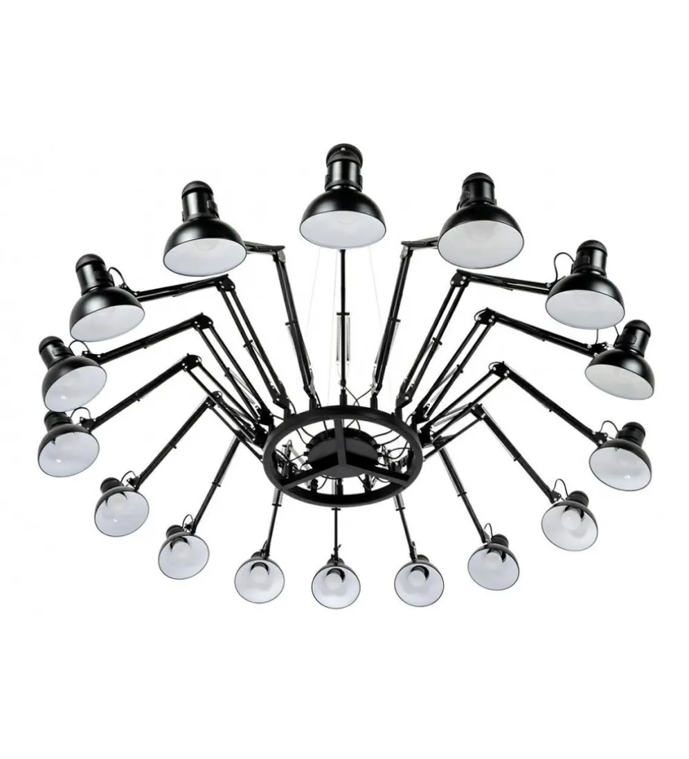Lampa wisząca RAGNO 16 czarna