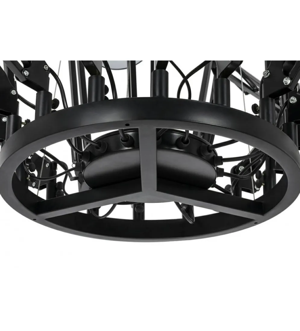 Lampa wisząca RAGNO 16 czarna
