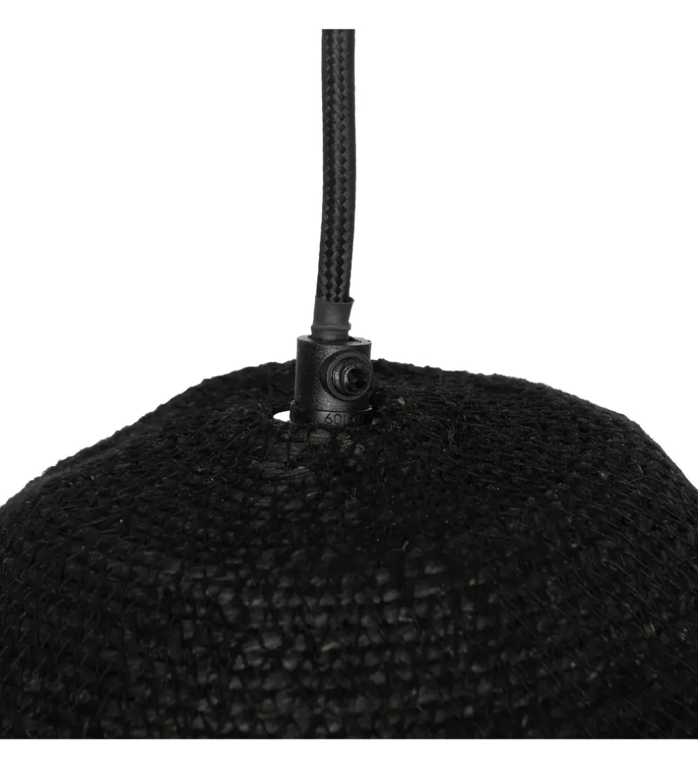 Lampa wisząca REHANELA 60 cm czarna