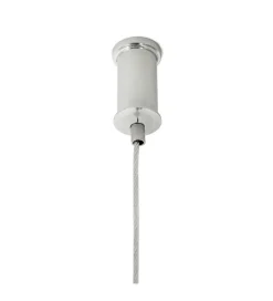 Lampa wisząca RING 60 cm srebrna
