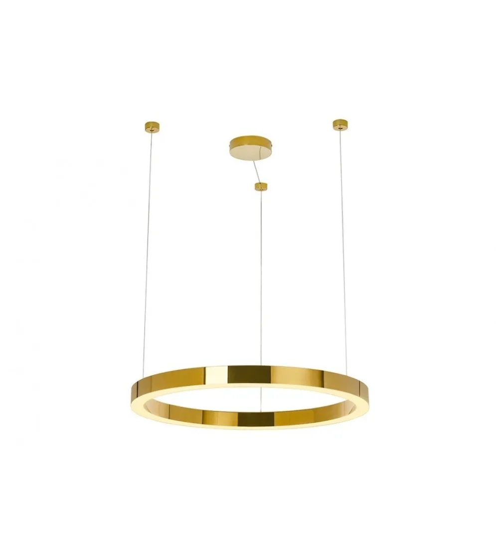 Lampa wisząca RING LUXURY 70Cm Złota
