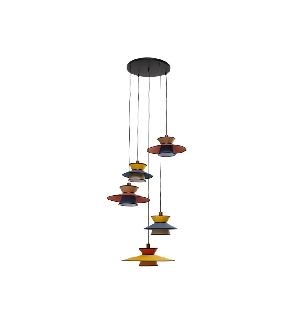 Lampa wisząca RIVA 87 cm wielokolorwy