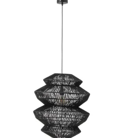 Lampa wisząca ROPEAN 57 cm czarna