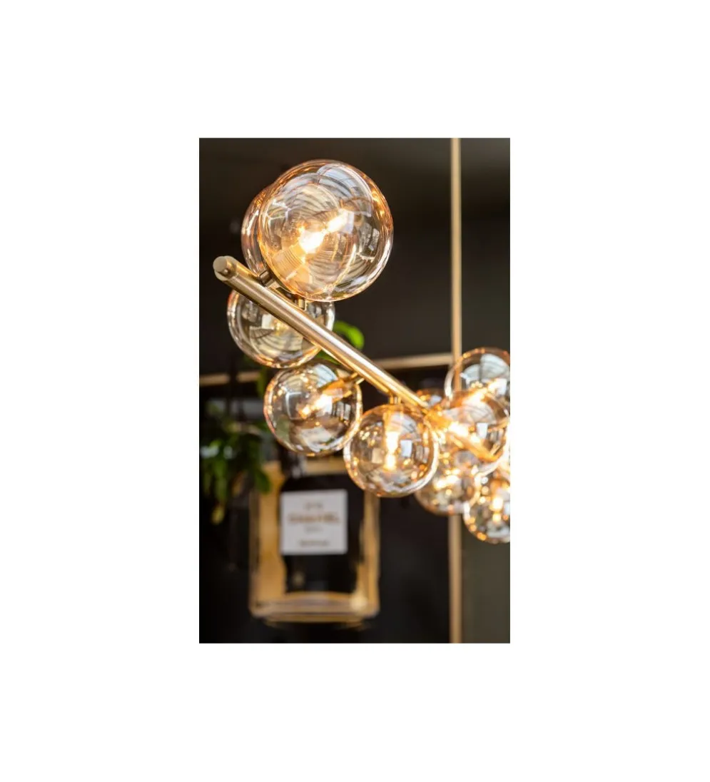 Lampa wisząca Scala Balls Brass 150 cm złota