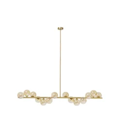 Lampa wisząca Scala Balls Brass 150 cm złota