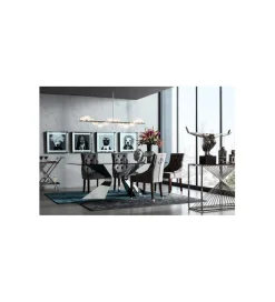Lampa Wisząca Scala Balls Brass 155 Cm srebrna
