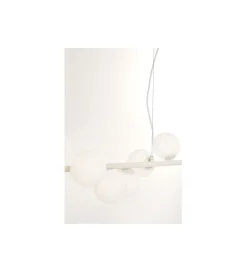Lampa wisząca SCALA BALLS MILKY 150 cm beżowa