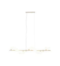 Lampa wisząca SCALA BALLS MILKY 150 cm beżowa