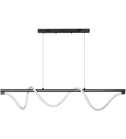 Lampa wisząca SERPENTE DDX003 120 cm czarna