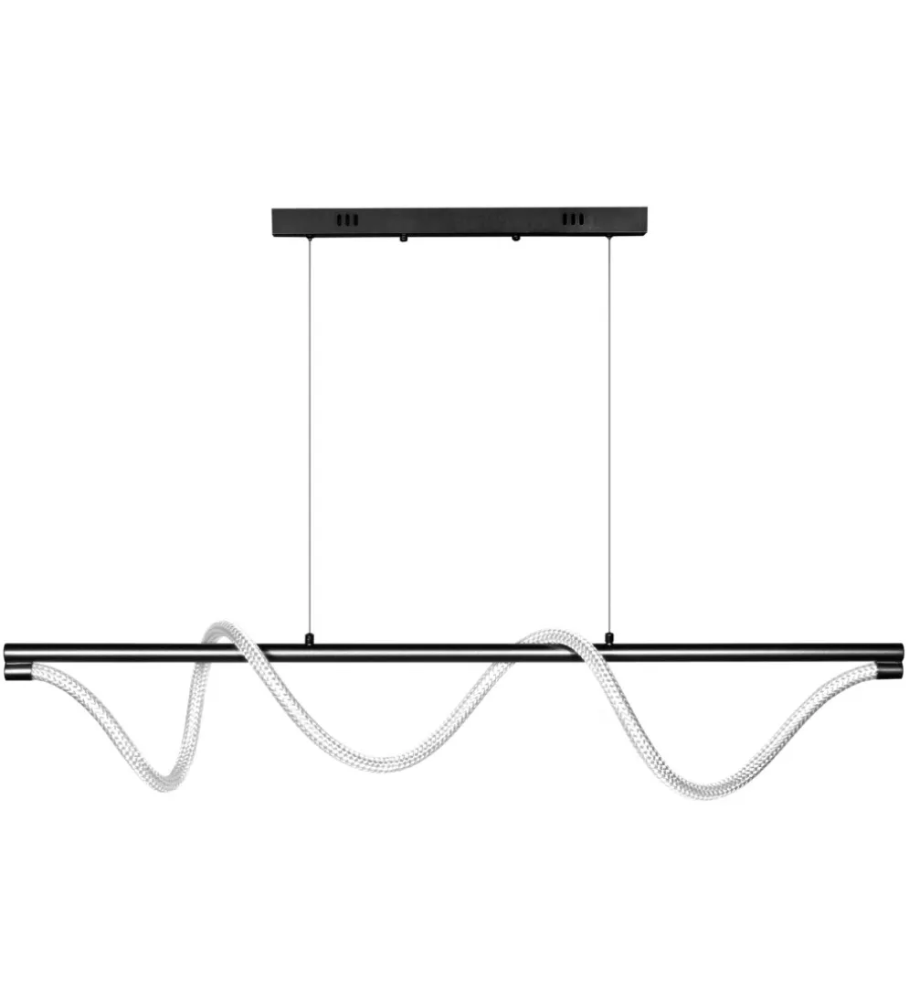 Lampa wisząca SERPENTE DDX003 120 cm czarna