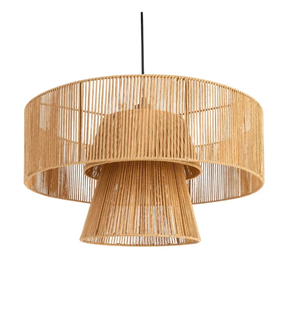 Lampa wisząca SEVEN 50 cm naturalna