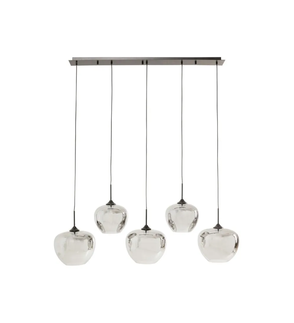 Lampa wisząca SPHERE FIVE 160 cm smoky
