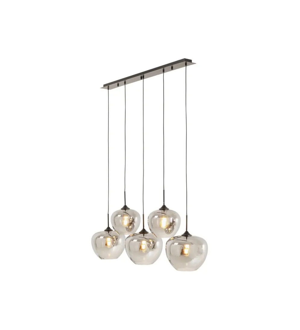 Lampa wisząca SPHERE FIVE 160 cm smoky