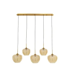 Lampa wisząca SPHERE FIVE 160 cm złota