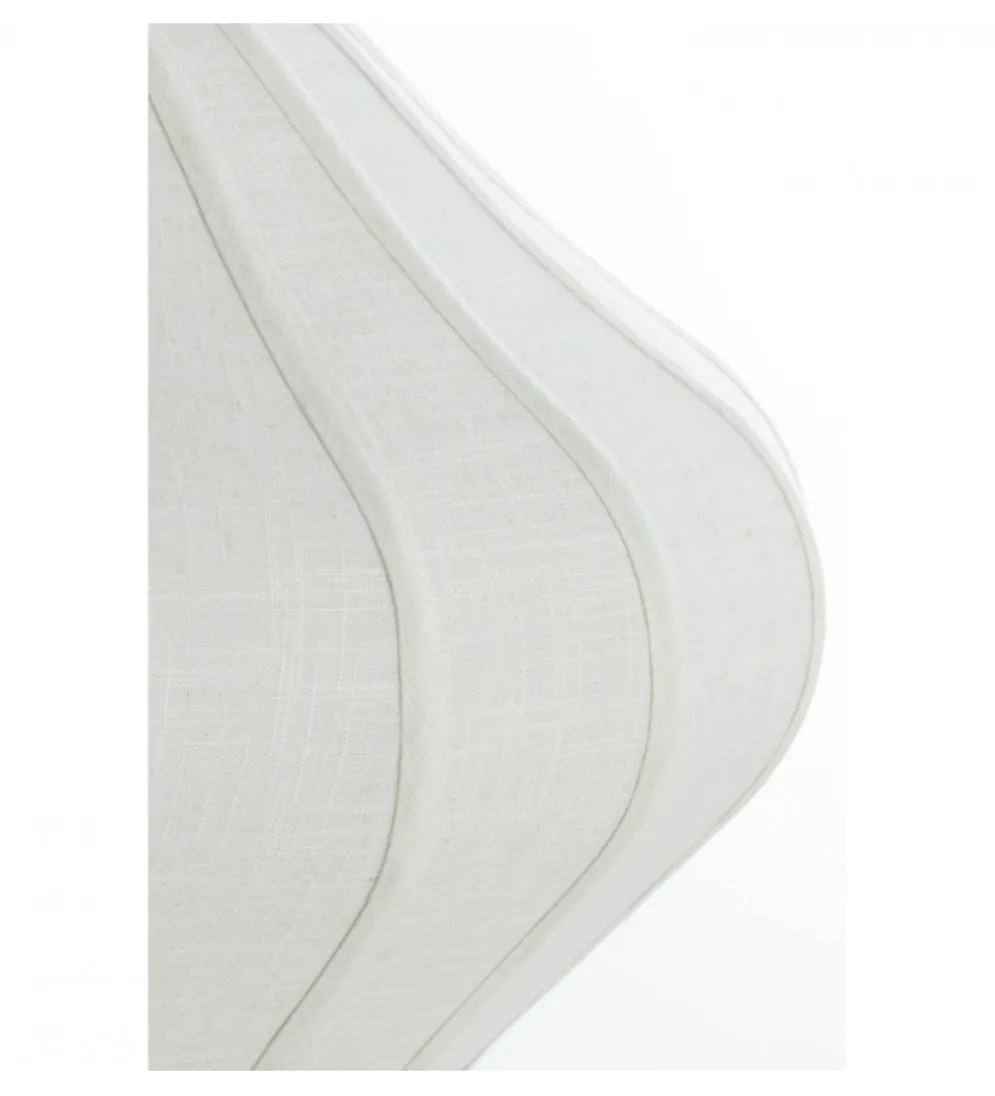 Lampa wisząca SUKAU 50 cm lniana kremowa