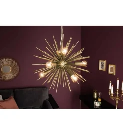 Lampa wisząca Sunlight 50 cm mosiężna