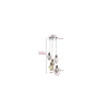 Lampa wisząca SUPERNOVA 50 cm smoky