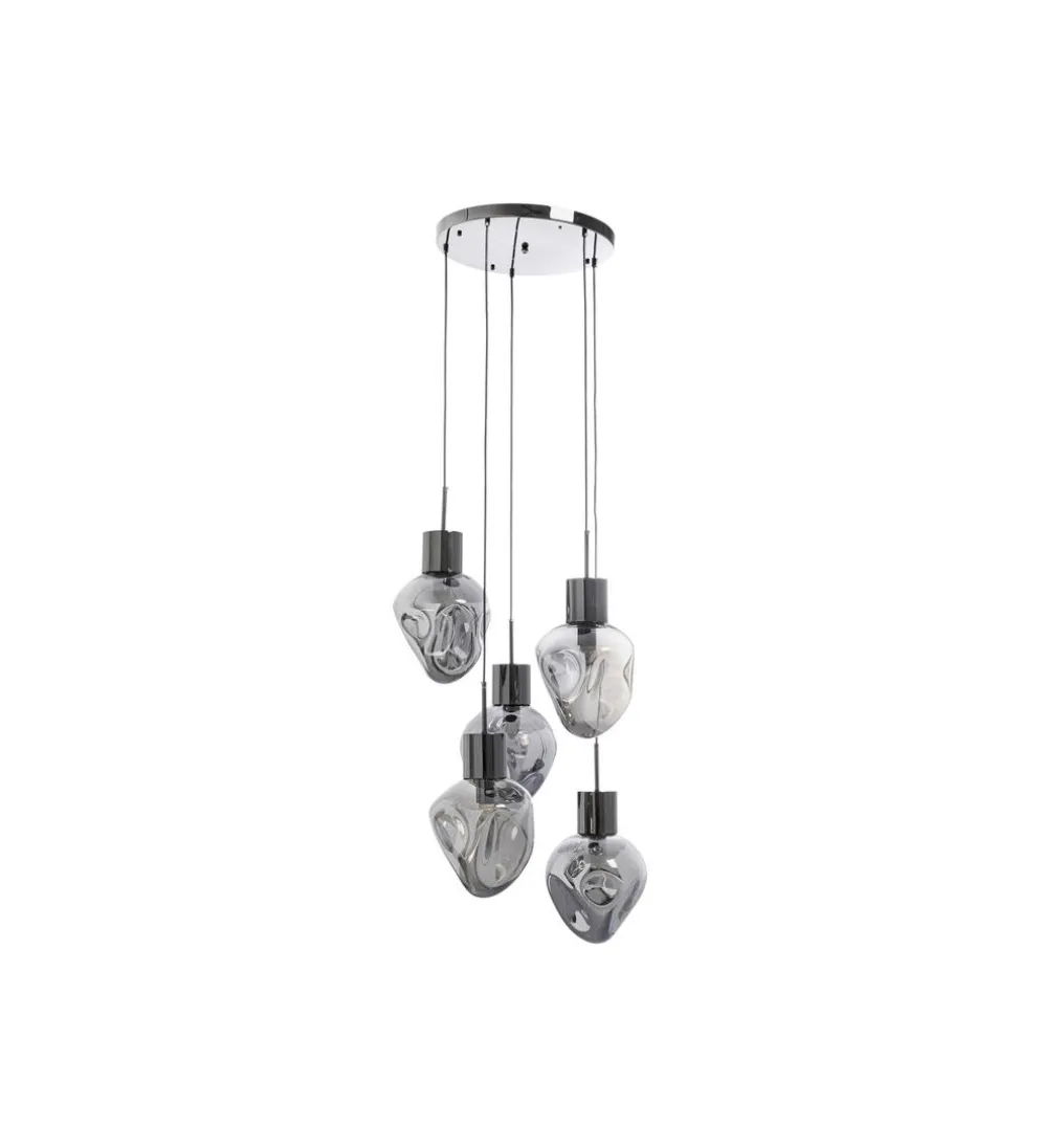Lampa wisząca SUPERNOVA 50 cm smoky