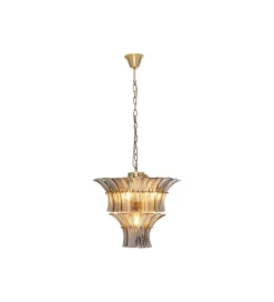 Lampa wisząca VENEZIA 50 cm smoke