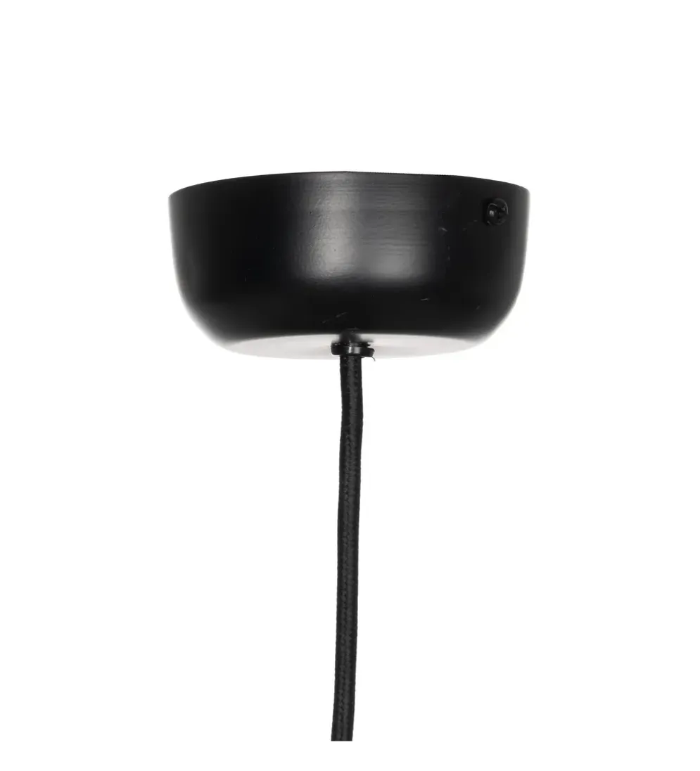 Lampa wisząca WRENKMA 60 cm pomarańczowo czarna