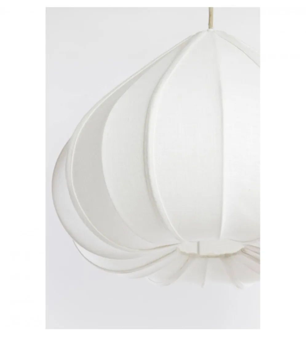 Lampa wisząca ZUBEDA 49 cm kremowa
