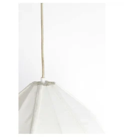 Lampa wisząca ZUBEDA 38 cm kremowa