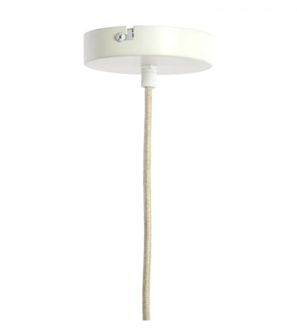 Lampa wisząca ZUBEDA 58 cm kremowa