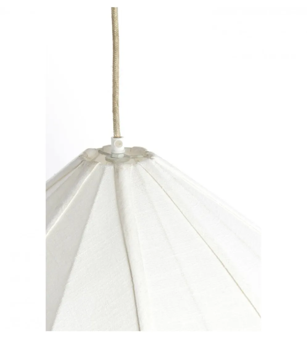 Lampa wisząca ZUBEDA 58 cm kremowa