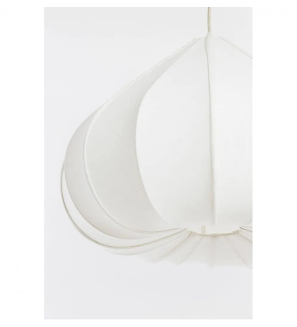 Lampa wisząca ZUBEDA 58 cm kremowa