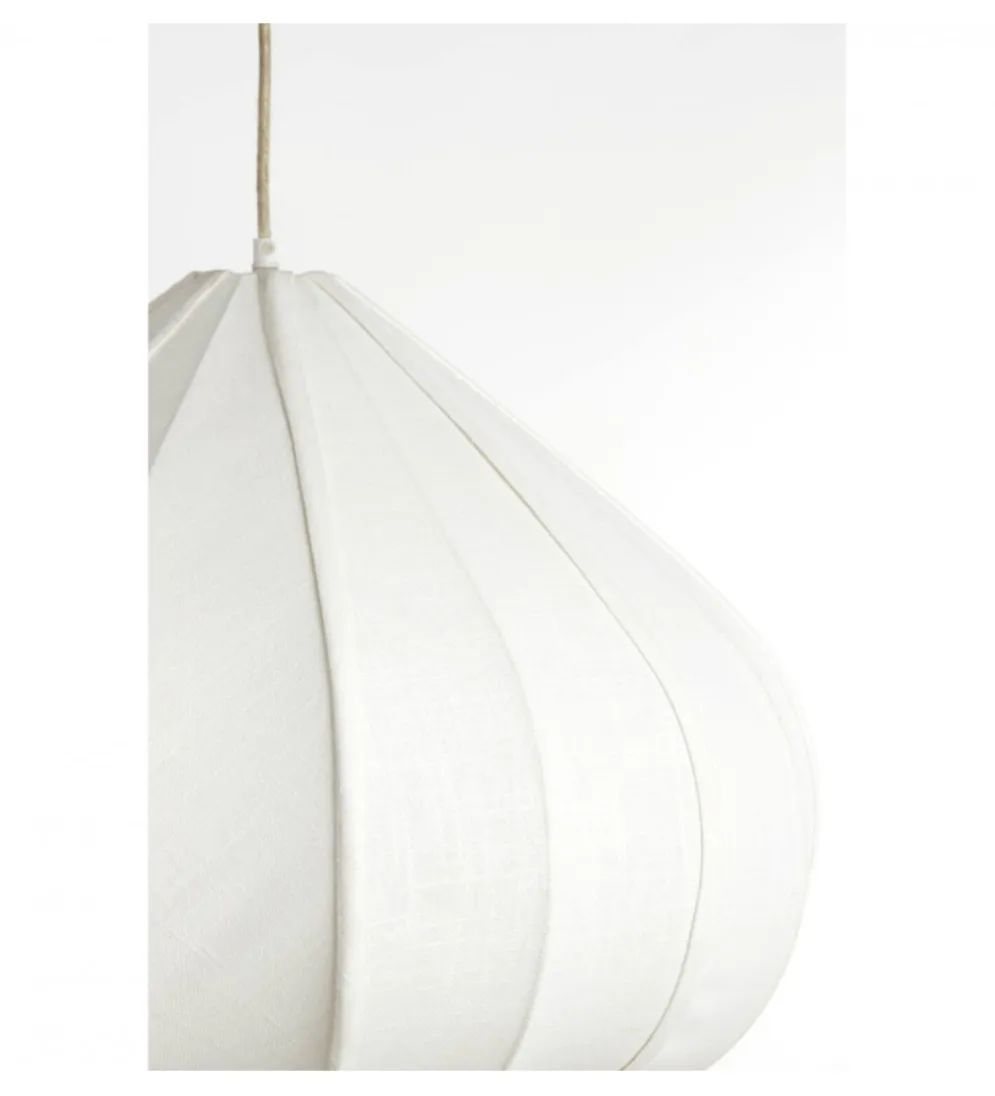Lampa wisząca ZUBEDA 58 cm kremowa