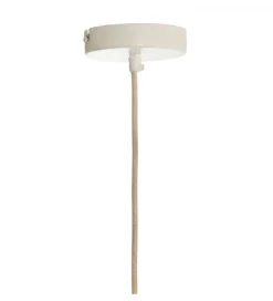 Lampa wisząca ZUBEDO 49 cm kremowa