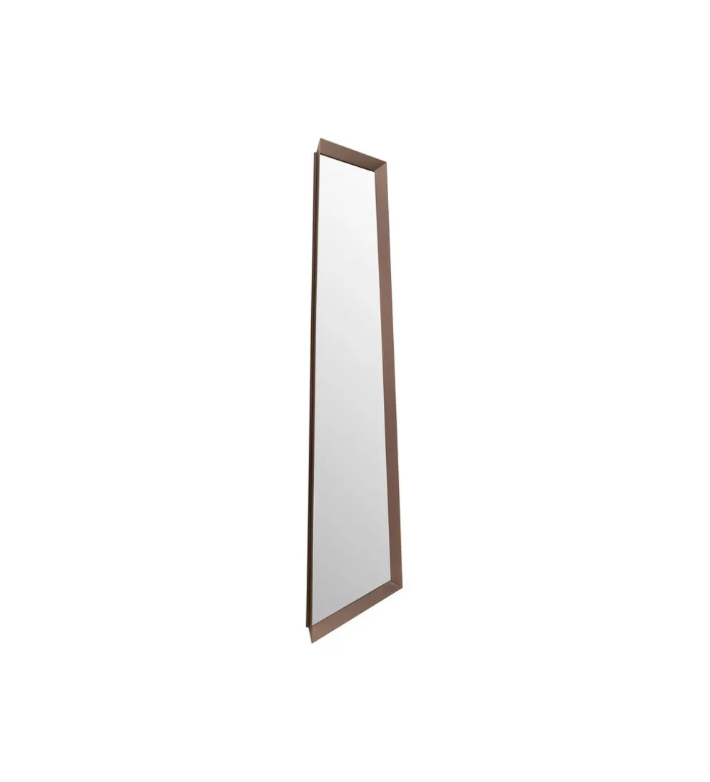 Lustro AREZZO trapez 65 x 160 cm kawowy