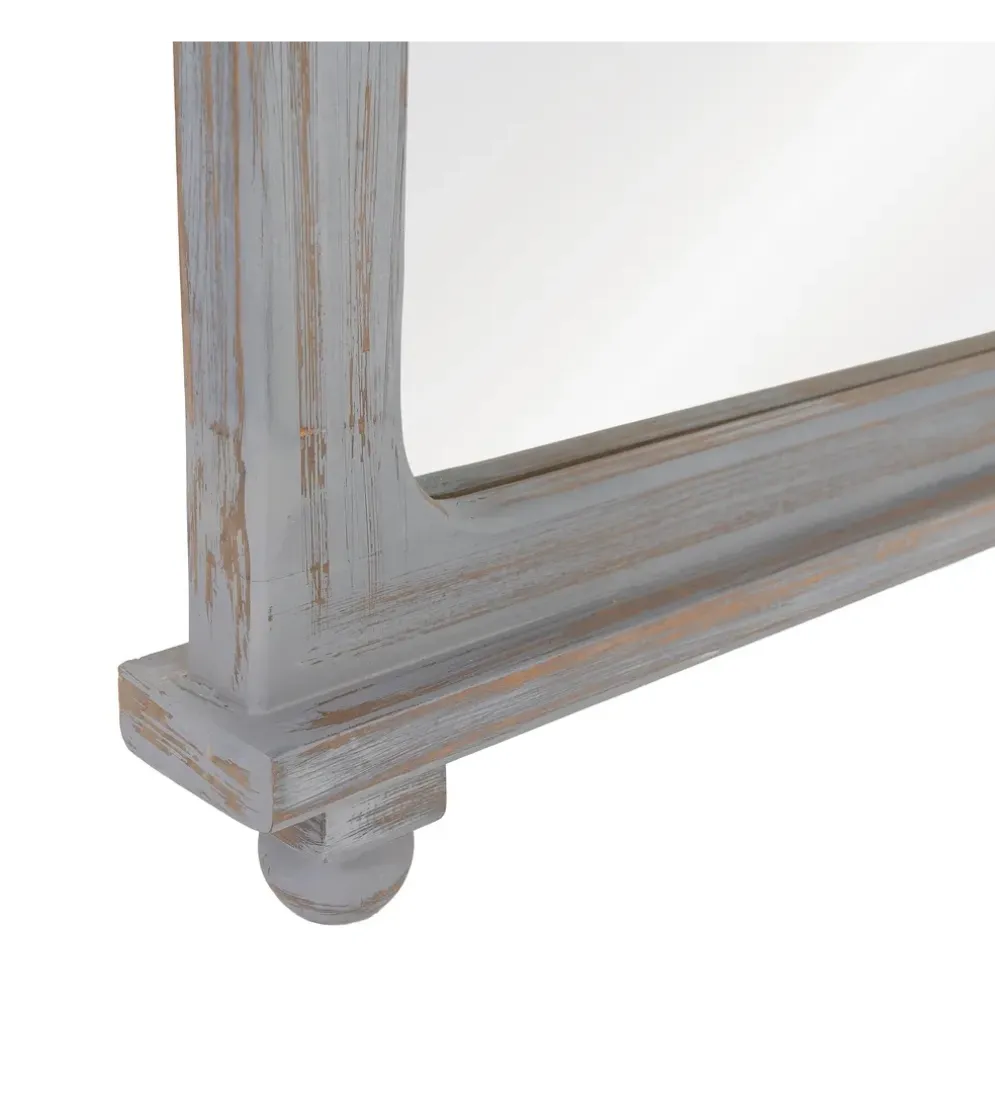 Lustro BEGASTA 170 cm drewno paulowni szare