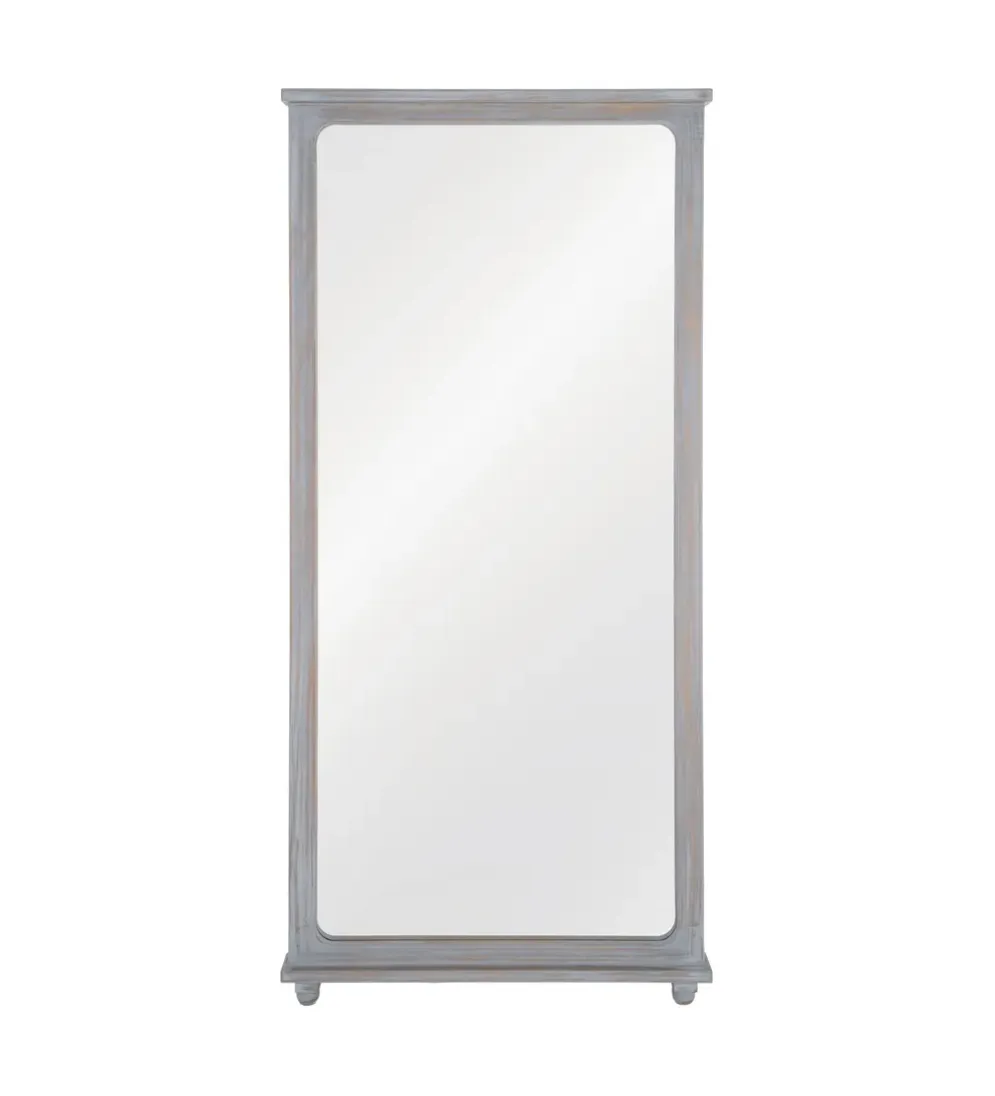Lustro BEGASTA 170 cm drewno paulowni szare