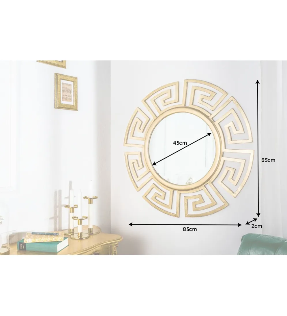 Lustro ścienne Euphoria 85 cm złote