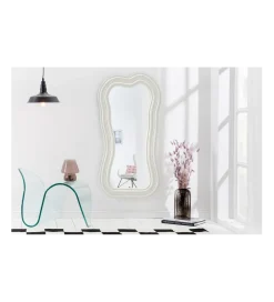 Lustro ścienne FUENTE II RUBIO 100 cm białe