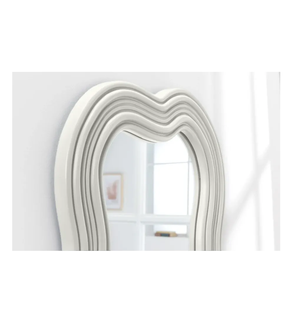 Lustro ścienne FUENTE II RUBIO 100 cm białe