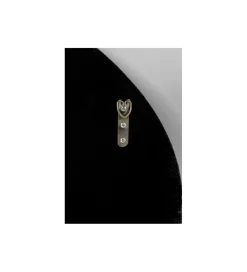 Lustro ścienne Pieces 100 cm czarne