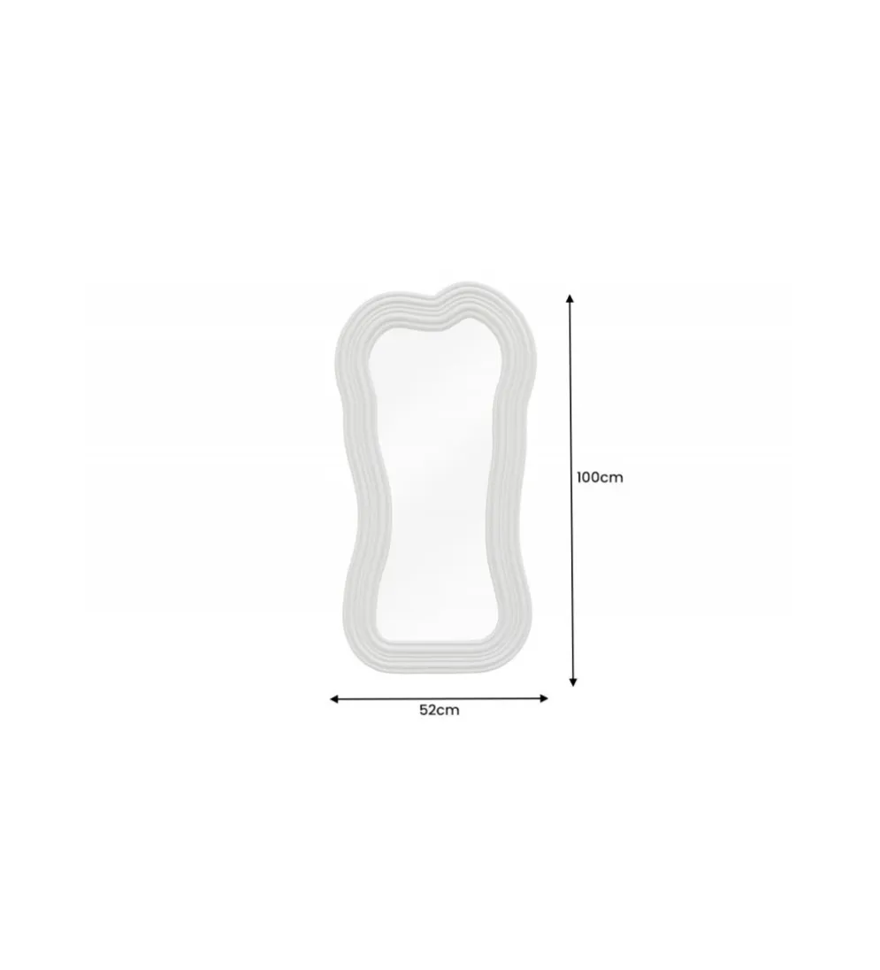 Lustro ścienne RUBIO 100 cm greige