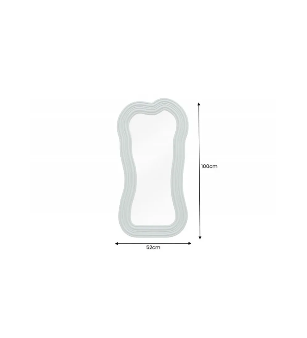 Lustro ścienne RUBIO 100 cm zielone