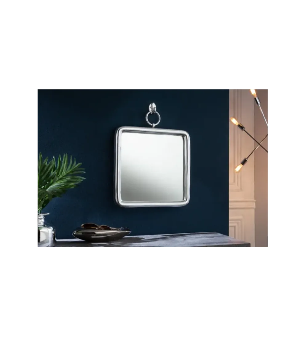 Lustro DEBORA 35 Cm srebrne