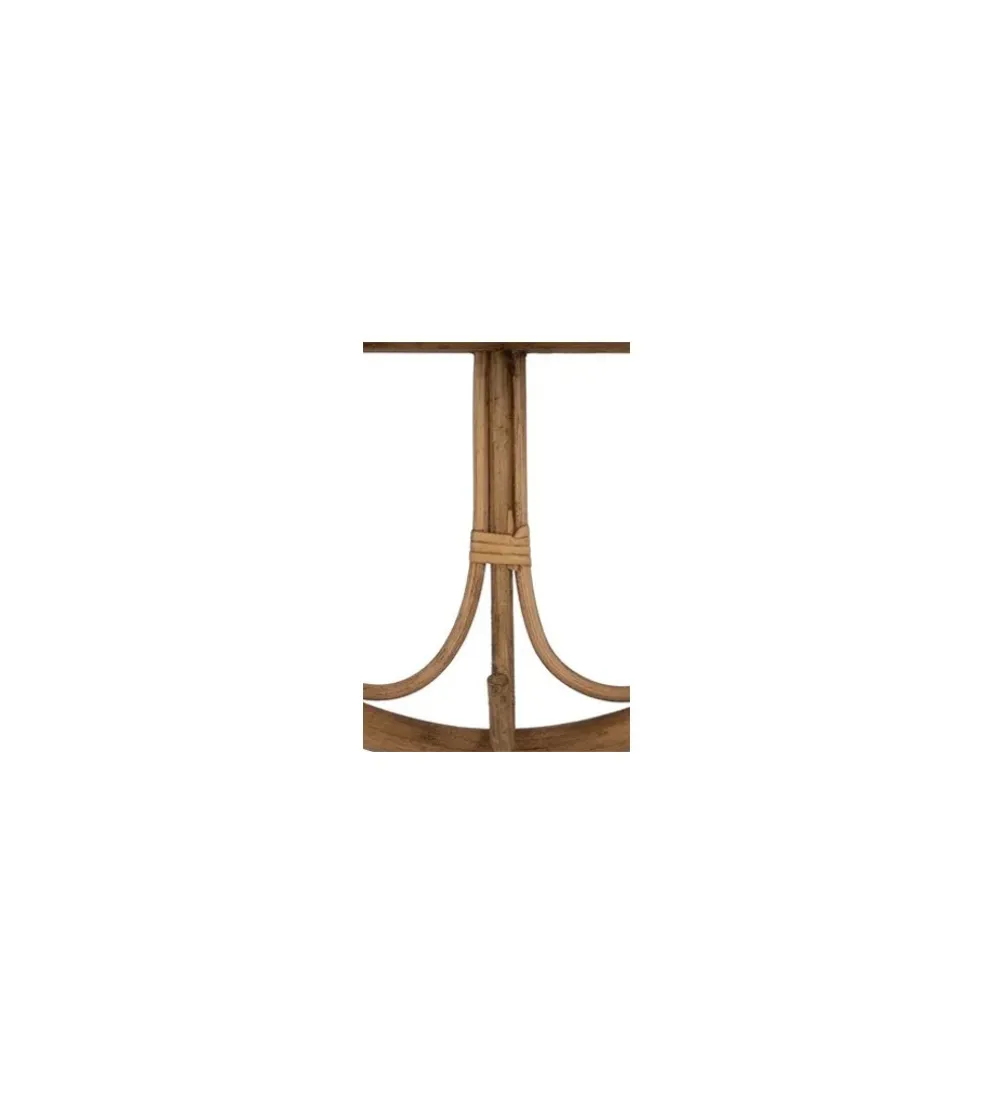 Lustro FEMKI 42 cm ratan naturalny