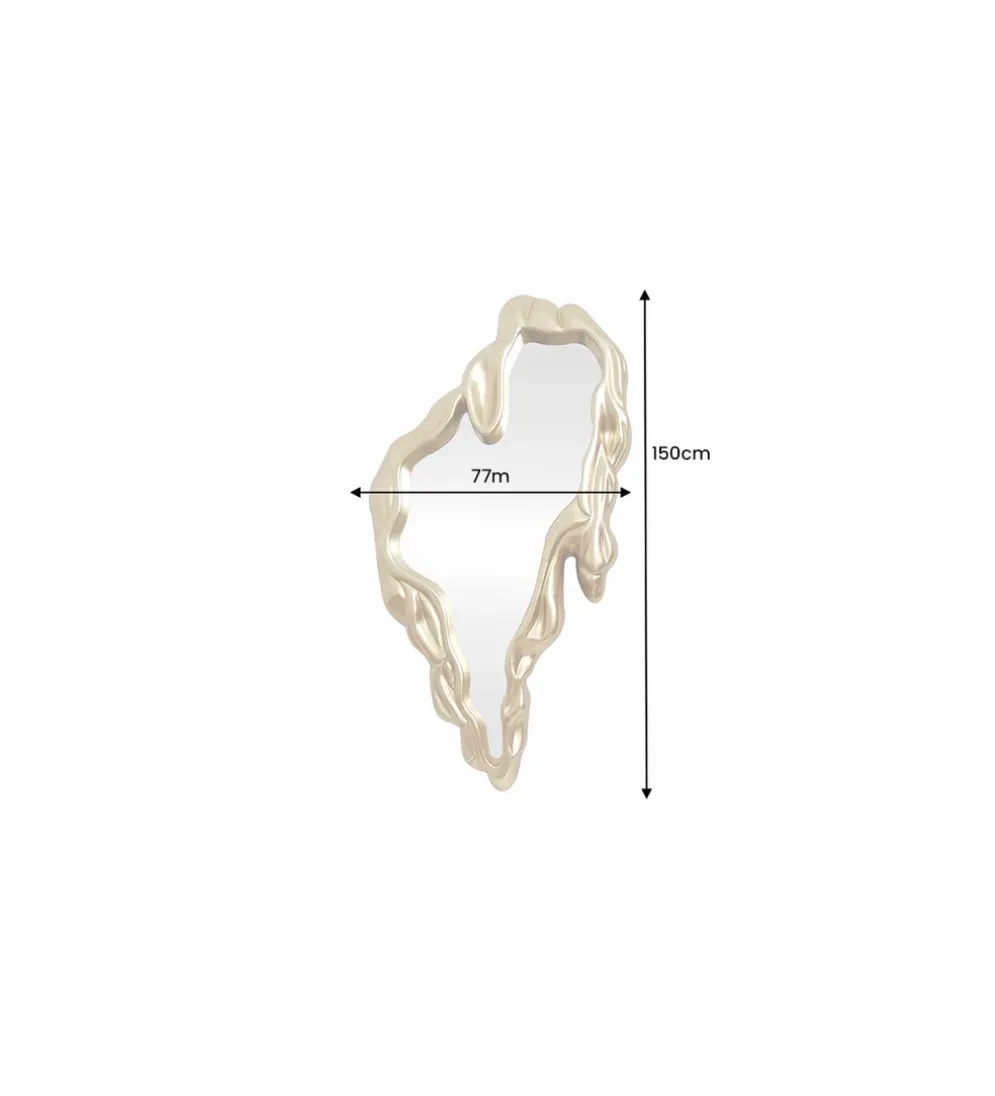 Lustro FLUIDUM 150 cm złote