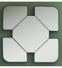 Lustro FORMATEA 60 x 60 cm czarne