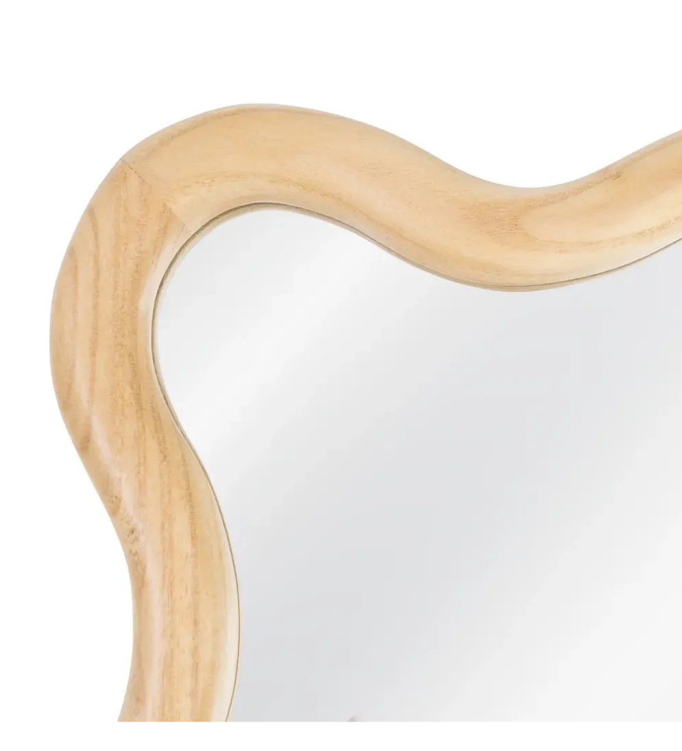 Lustro JOMANEO 180 cm drewno paulowni naturalne