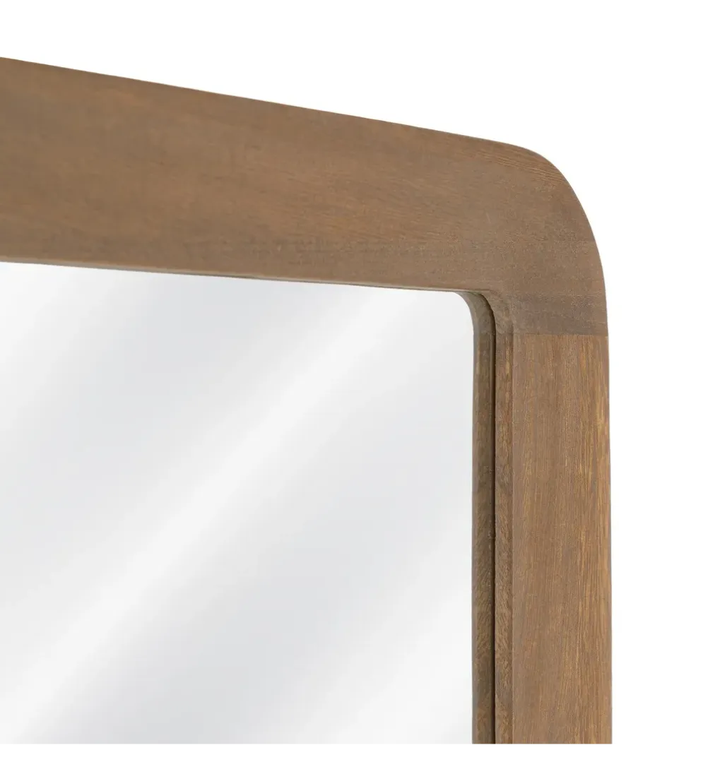 Lustro NOGALE 160 cm drewno paulowni naturalne