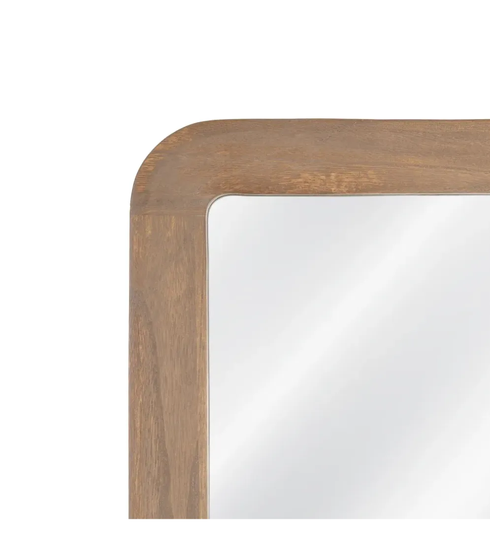 Lustro NOGALE 160 cm drewno paulowni naturalne