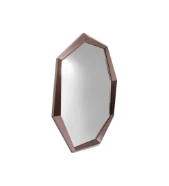 Lustro OCTAGON 120 x 120 cm kawowe
