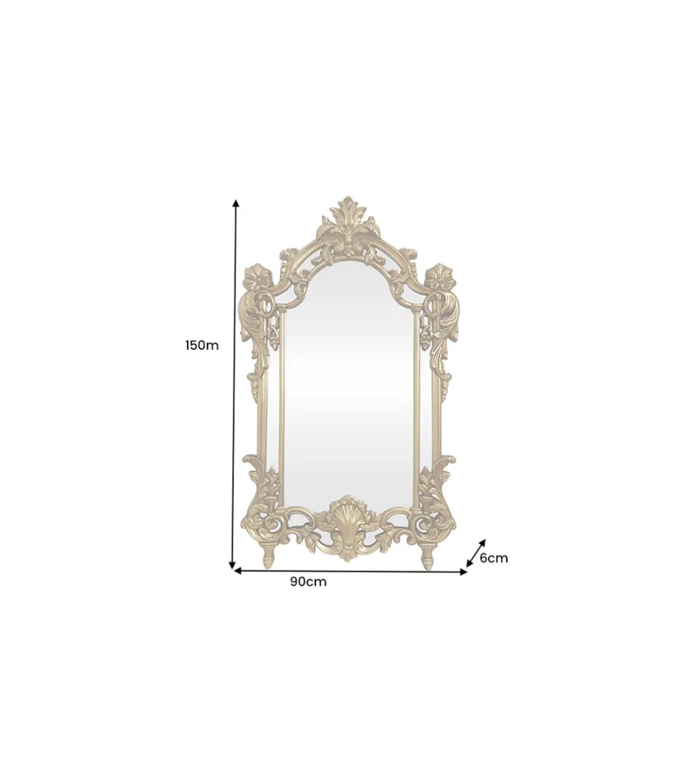 Lustro OPULENT 150 cm złote